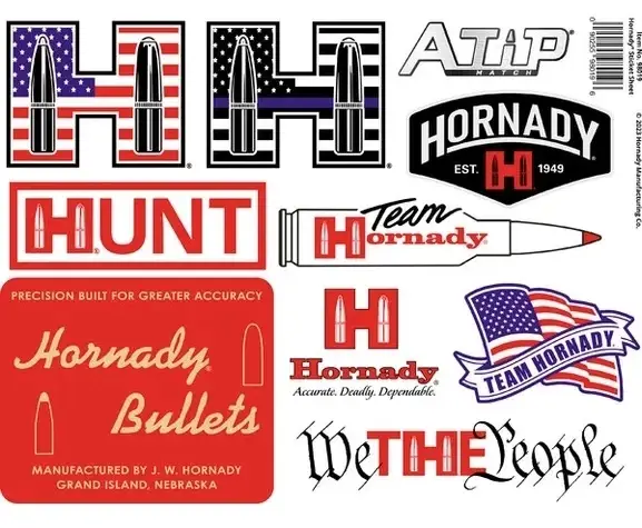 Mega-Angebot Hornady Sticker Sheet Aufkleberbogen