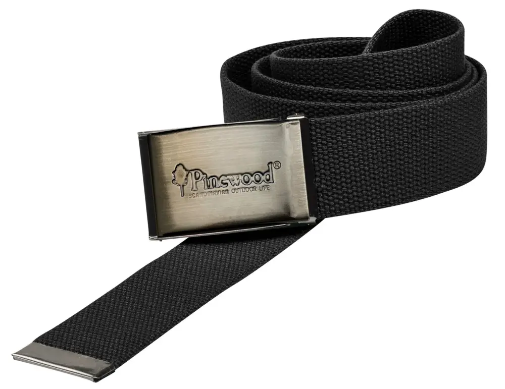 Neu Im Sortiment Pinewood Canvas Gürtel (Schwarz)