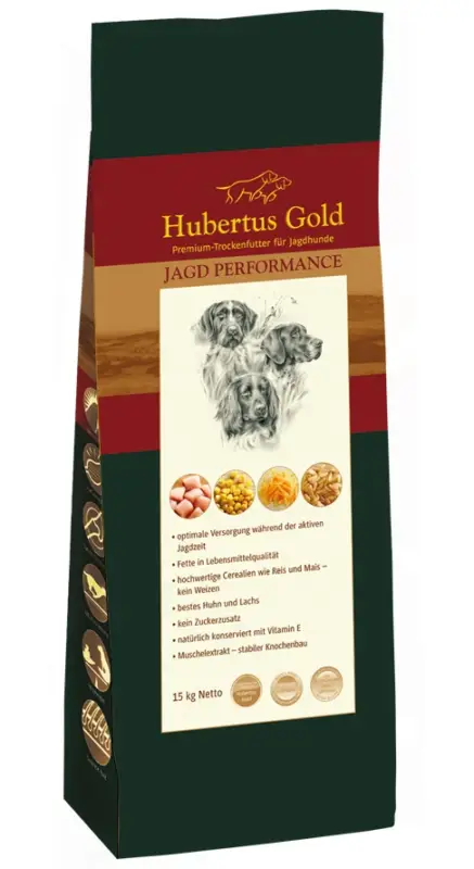 Hubertus Gold Jagd Performance Premium-Trockenfutter (14 kg) Knallerangebot