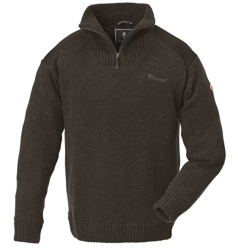 Pinewood Hurricane Strickpullover (Brown Melange) Neuheit