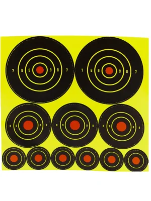Zielscheibe mit Schusspflastern Multi Target Set (10 Stk.) Beliebt