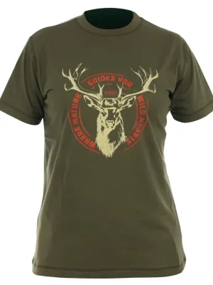 Zertifiziert Hart Damen-T-Shirt Ground Hirsch (Grün)