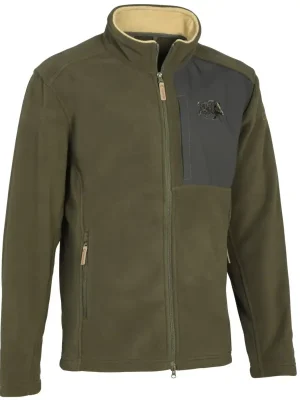Percussion Fleecejacke Norway Wildschweinstick (grün) Heißes Angebot