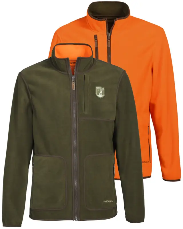 Percussion Wendefleecejacke Finnland (grün/orange) Angebot