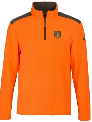 Solange Der Vorrat Reicht Percussion Fleecepolo Husky (orange)