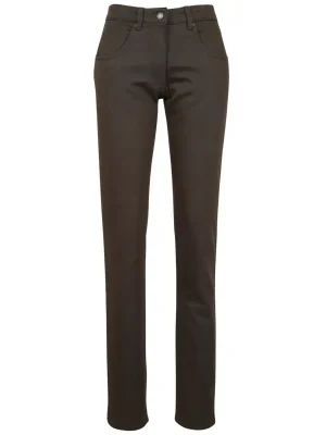 Wochenendangebot Hubertus Ladies Komfort-Stretchjeans Hanna (dunkeloliv)