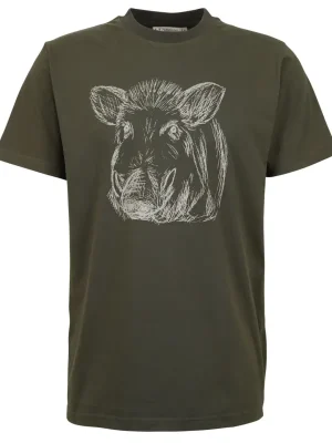 Hubertus T-Shirt Keilerkopf (oliv) Bestseller