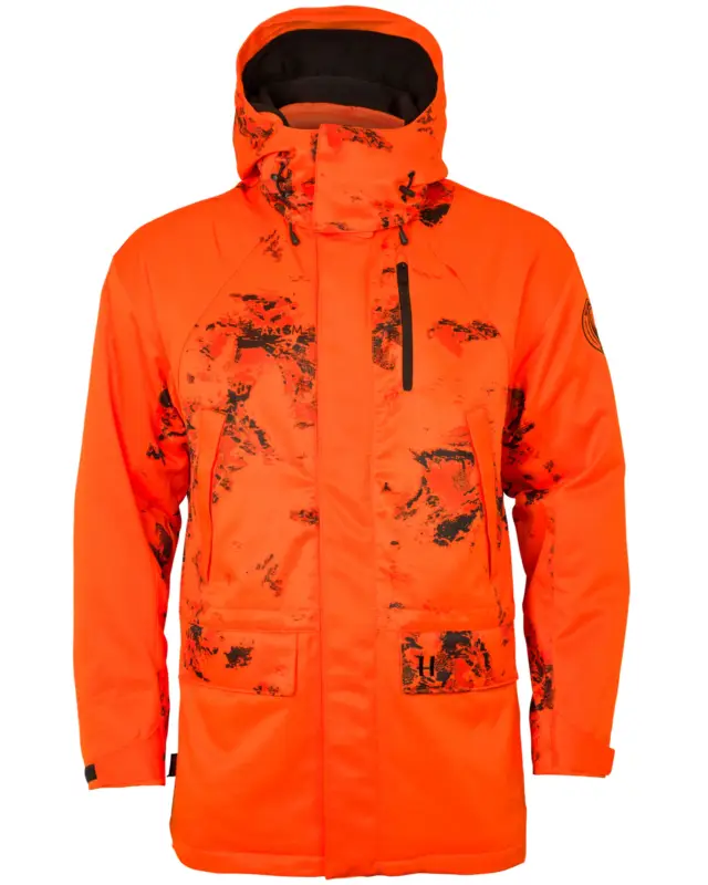 Online Kaufen Härkila Wildboar Pro Blaze camo HWS Jacke (AXIS MSP CE orange)